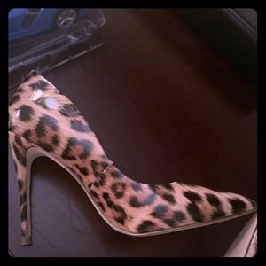 Steve Madden leopard print stilettos!